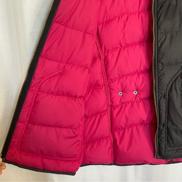 WOOLRICH Women’s Black Pink Full Zip Down Vest Size  Medium - Picture 9 of 16